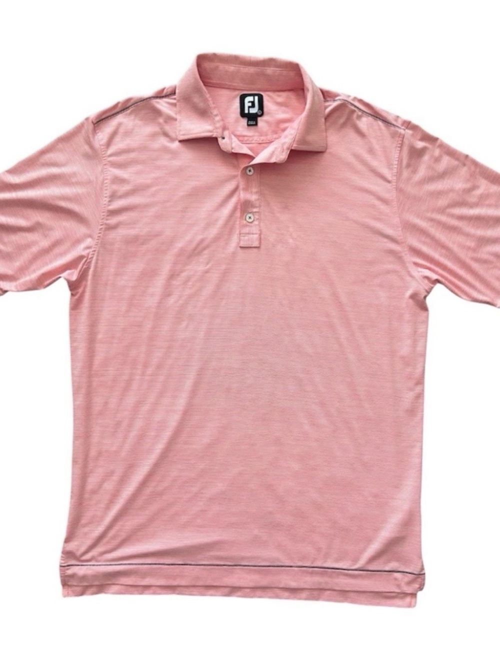 FootJoy Men's Light Peach Performance Golf Polo DryFit